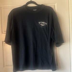 Old Navy Men's Dark Blue Ford Graphic Tee